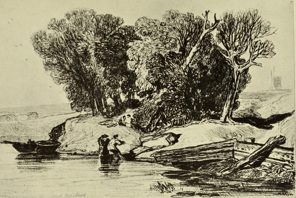 An illustration from The great painter-etchers from Rembrandt to Whistler, 1914, leaf 192