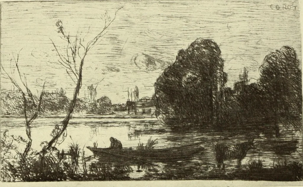 An illustration from The great painter-etchers from Rembrandt to Whistler, 1914, leaf 201
