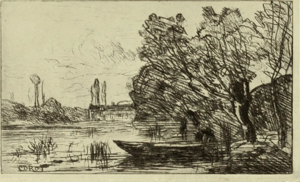 An illustration from The great painter-etchers from Rembrandt to Whistler, 1914, leaf 202