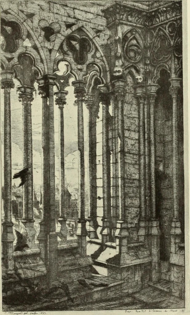 An illustration from The great painter-etchers from Rembrandt to Whistler, 1914, leaf 218
