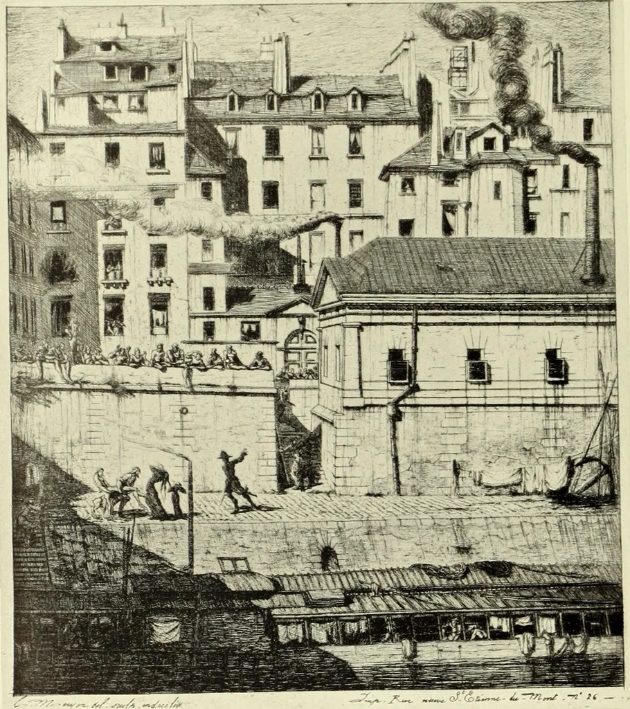 An illustration from The great painter-etchers from Rembrandt to Whistler, 1914, leaf 219