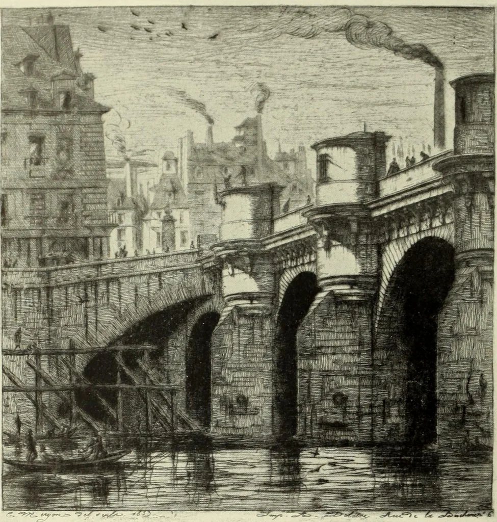 An illustration from The great painter-etchers from Rembrandt to Whistler, 1914, leaf 221