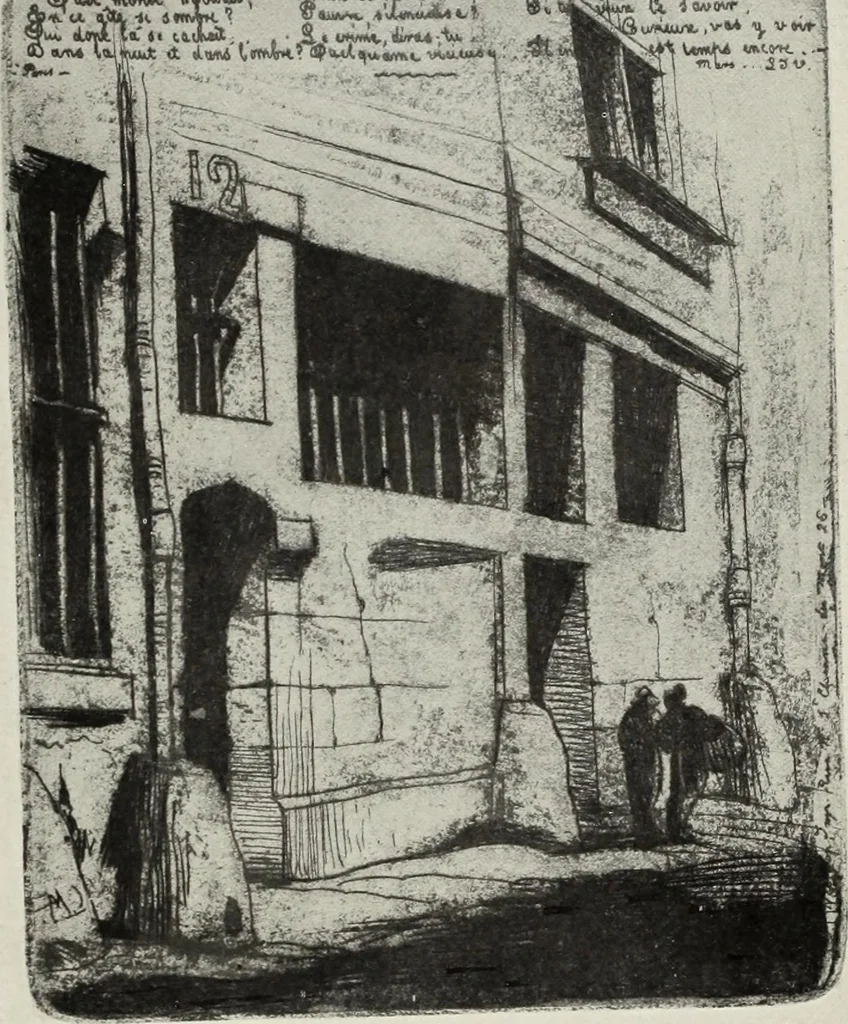 An illustration from The great painter-etchers from Rembrandt to Whistler, 1914, leaf 222
