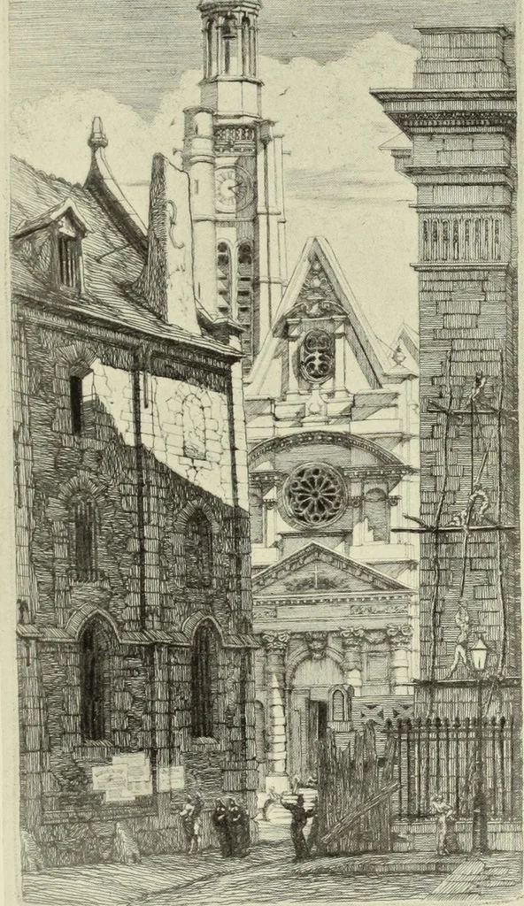 An illustration from The great painter-etchers from Rembrandt to Whistler, 1914, leaf 224