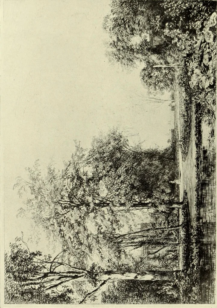 An illustration from The great painter-etchers from Rembrandt to Whistler, 1914, leaf 225