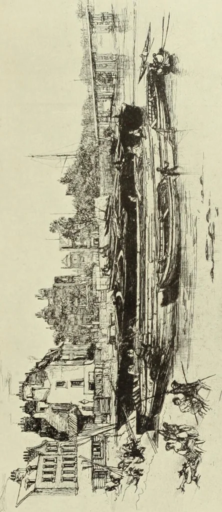 An illustration from The great painter-etchers from Rembrandt to Whistler, 1914, leaf 232