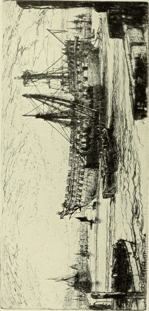 An illustration from The great painter-etchers from Rembrandt to Whistler, 1914, leaf 233