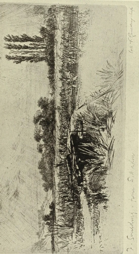 An illustration from The great painter-etchers from Rembrandt to Whistler, 1914, leaf 238
