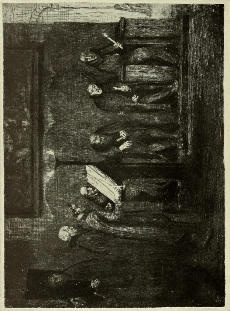 An illustration from The great painter-etchers from Rembrandt to Whistler, 1914, leaf 245