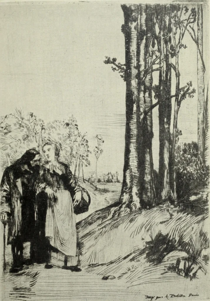 An illustration from The great painter-etchers from Rembrandt to Whistler, 1914, leaf 246
