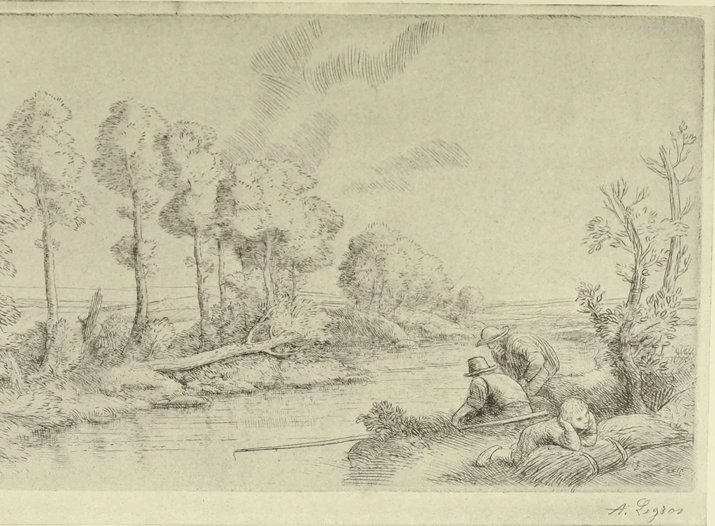 An illustration from The great painter-etchers from Rembrandt to Whistler, 1914, leaf 250