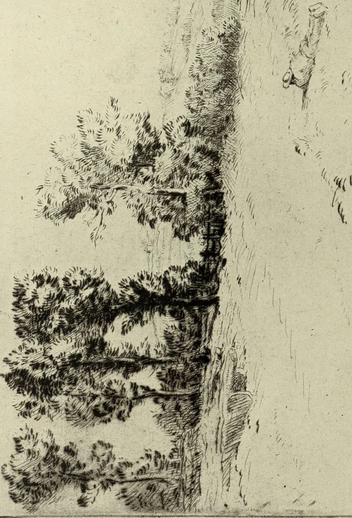 An illustration from The great painter-etchers from Rembrandt to Whistler, 1914, leaf 255