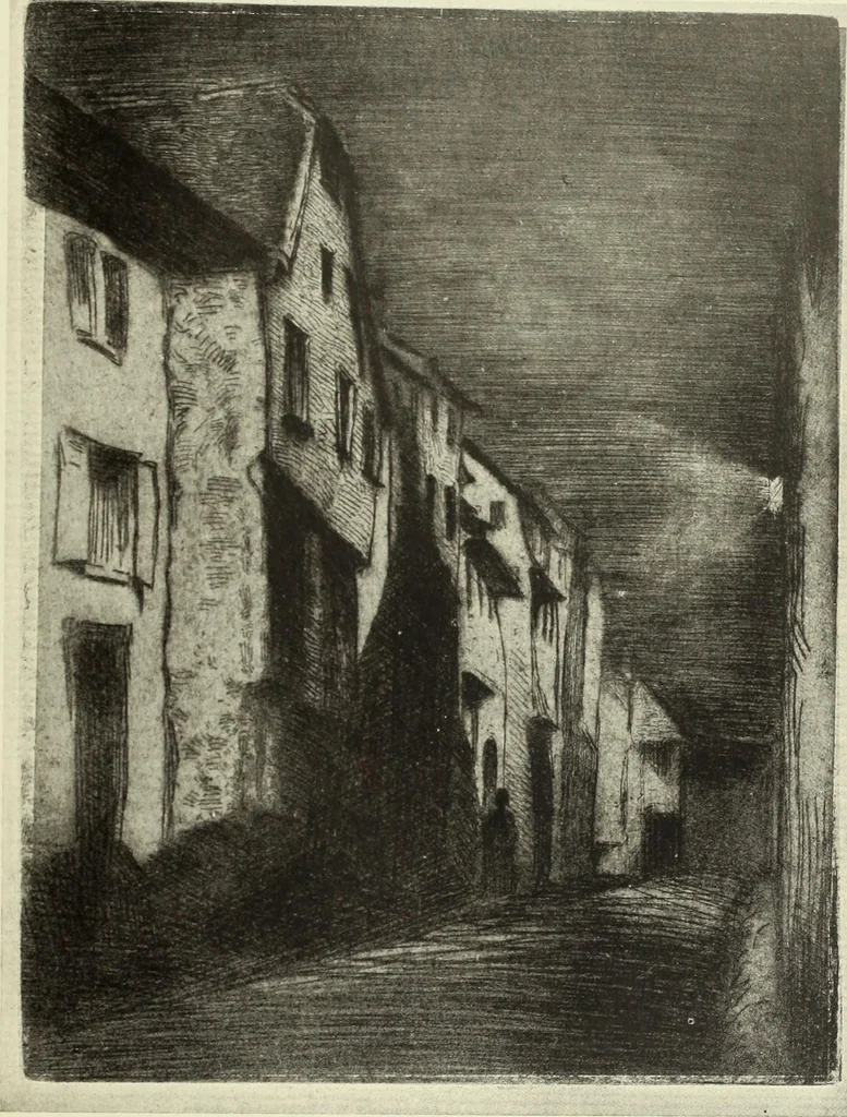An illustration from The great painter-etchers from Rembrandt to Whistler, 1914, leaf 260