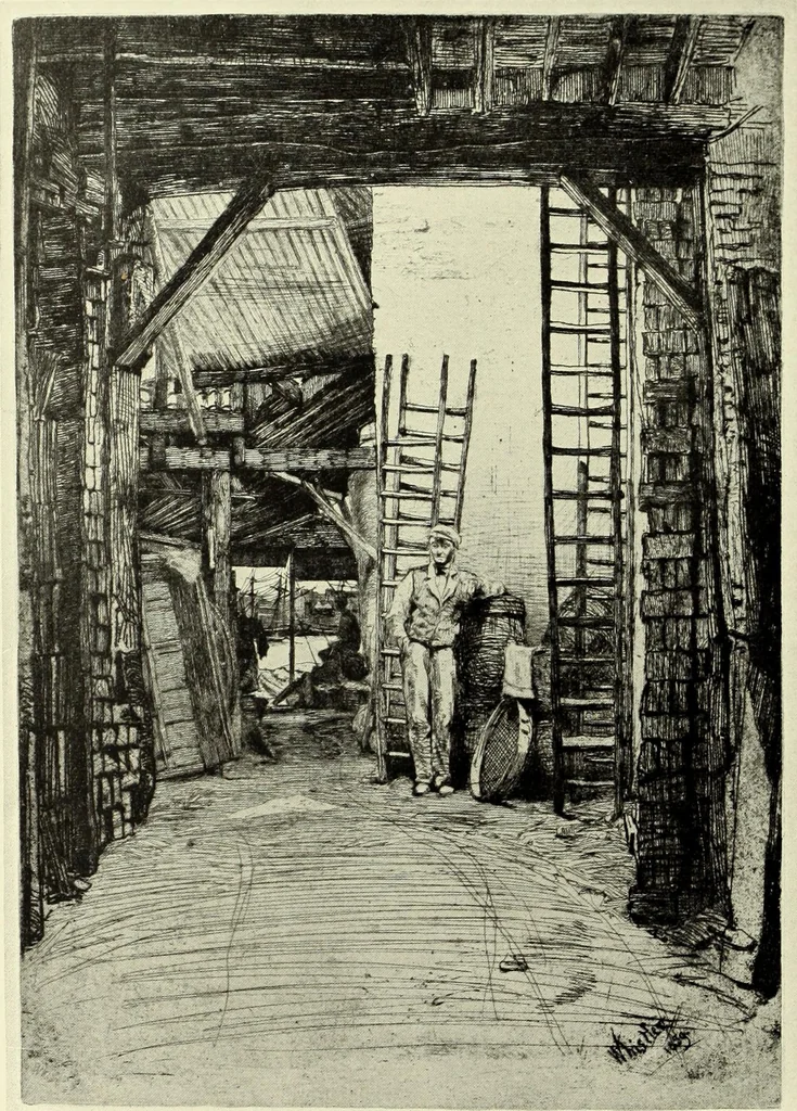 An illustration from The great painter-etchers from Rembrandt to Whistler, 1914, leaf 263