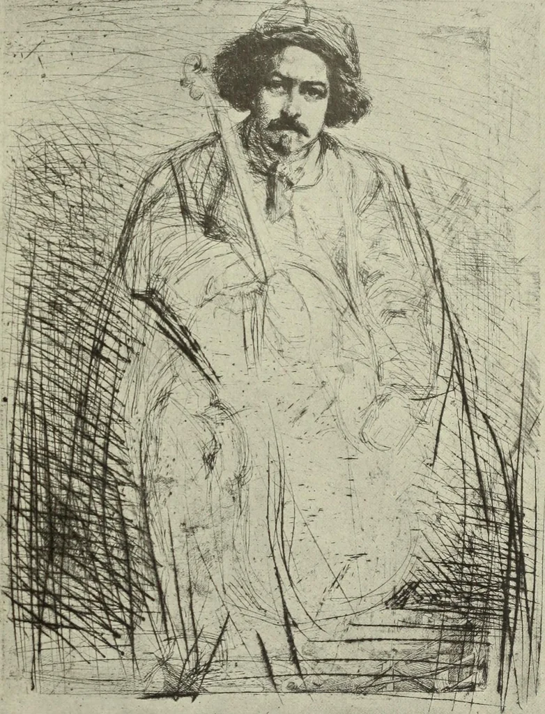 An illustration from The great painter-etchers from Rembrandt to Whistler, 1914, leaf 266