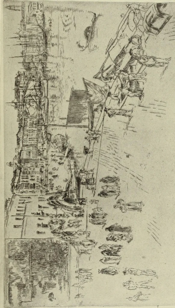 An illustration from The great painter-etchers from Rembrandt to Whistler, 1914, leaf 274