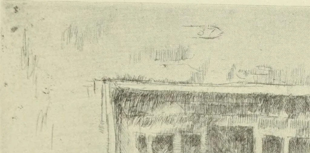 An illustration from The great painter-etchers from Rembrandt to Whistler, 1914, leaf 278