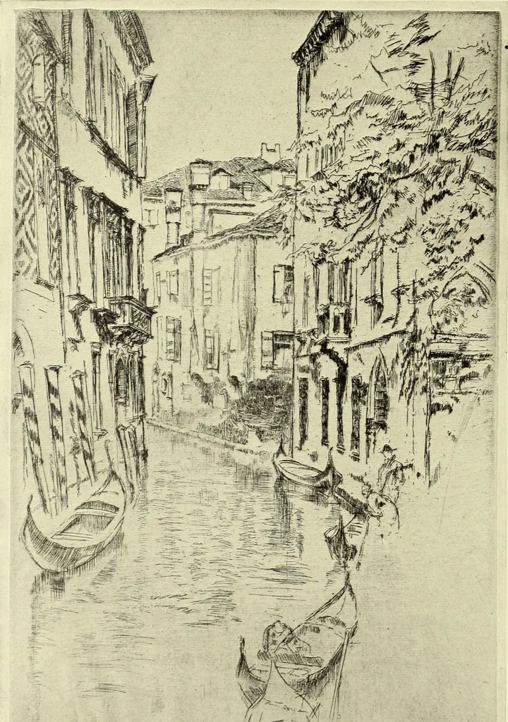An illustration from The great painter-etchers from Rembrandt to Whistler, 1914, leaf 279