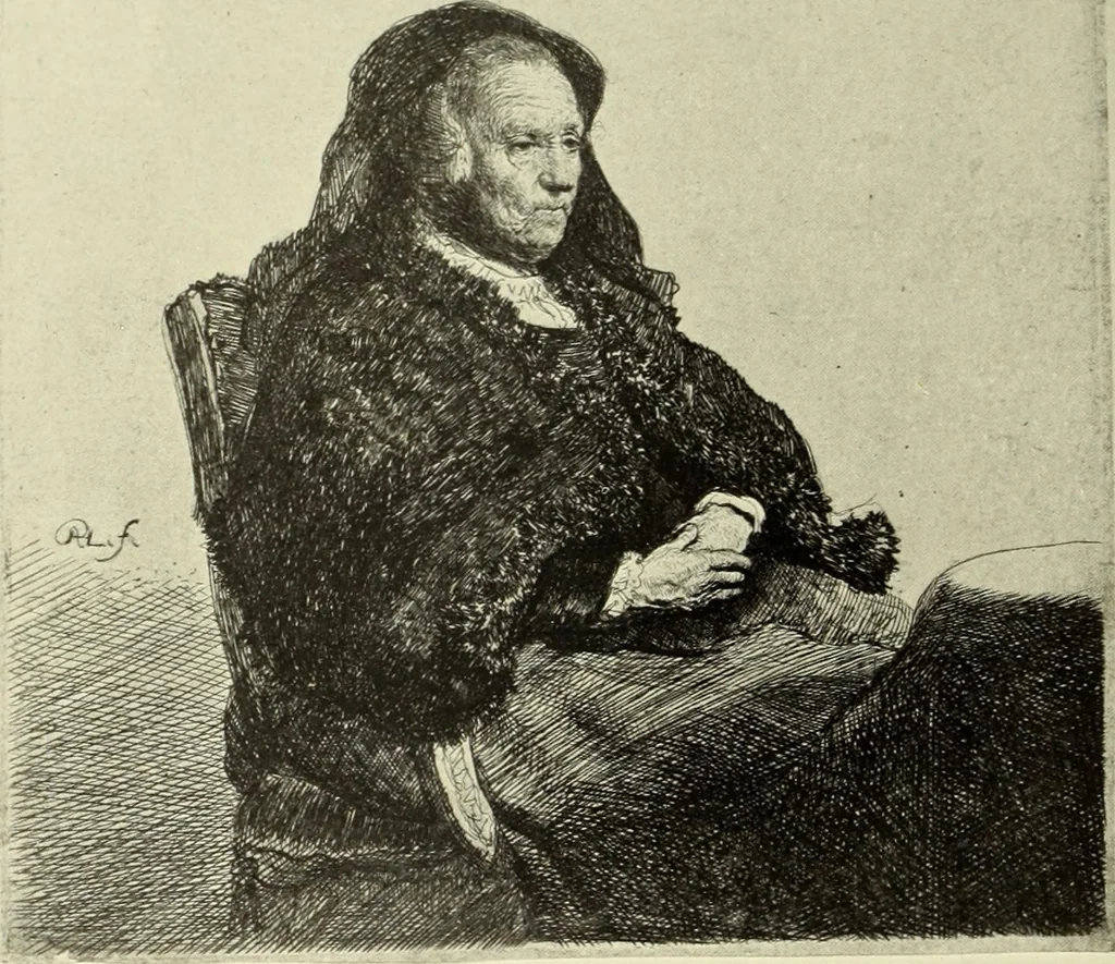 An illustration from The great painter-etchers from Rembrandt to Whistler, 1914, leaf 67