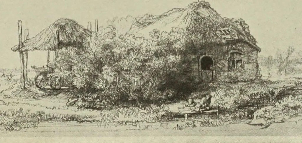 An illustration from The great painter-etchers from Rembrandt to Whistler, 1914, leaf 72