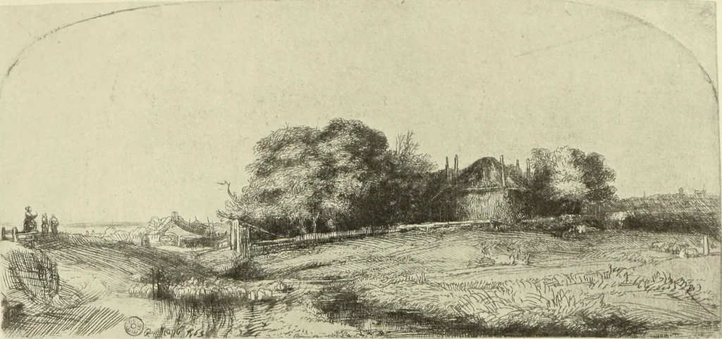 An illustration from The great painter-etchers from Rembrandt to Whistler, 1914, leaf 73