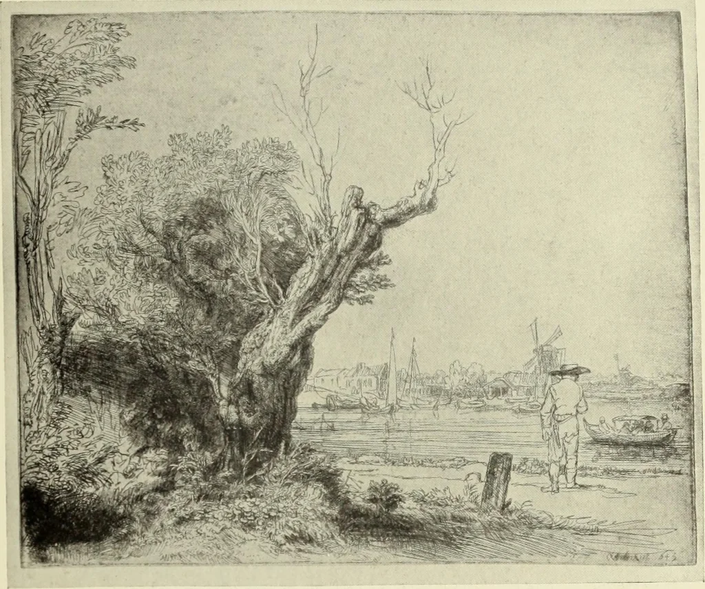 An illustration from The great painter-etchers from Rembrandt to Whistler, 1914, leaf 78