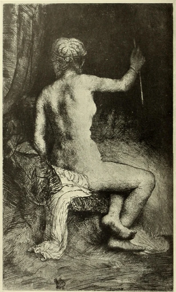 An illustration from The great painter-etchers from Rembrandt to Whistler, 1914, leaf 91