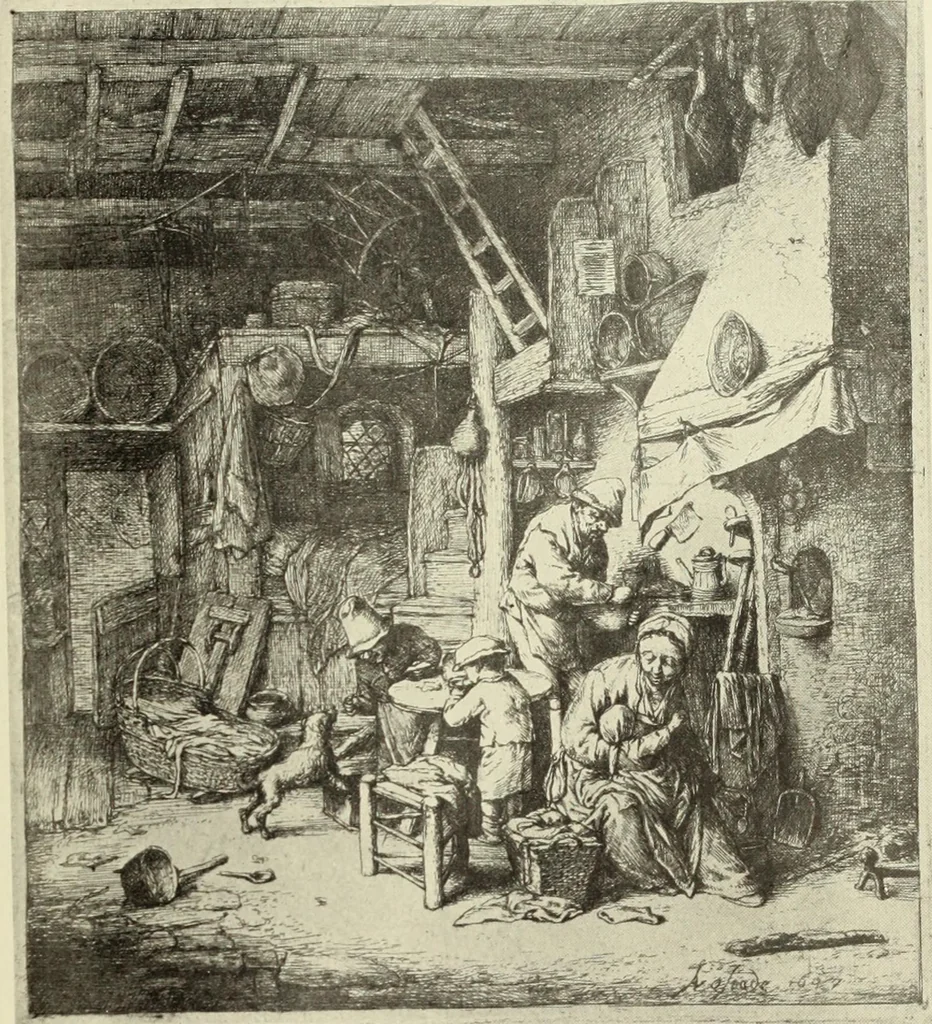 An illustration from The great painter-etchers from Rembrandt to Whistler, 1914, leaf 96