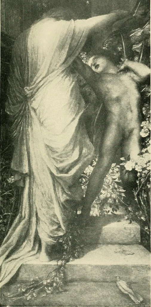 An illustration from Great pictures as moral teachers, 1910, leaf 121