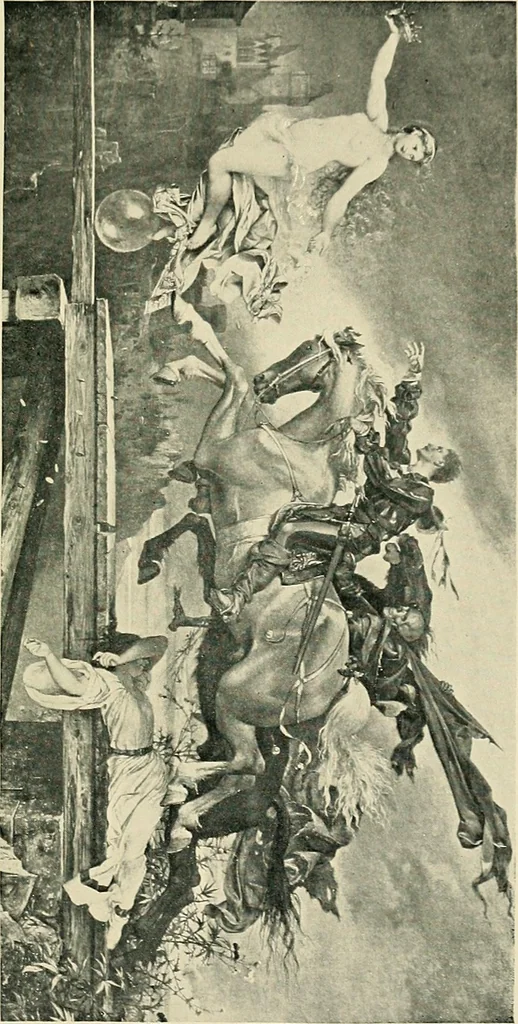 An illustration from Great pictures as moral teachers, 1910, leaf 183