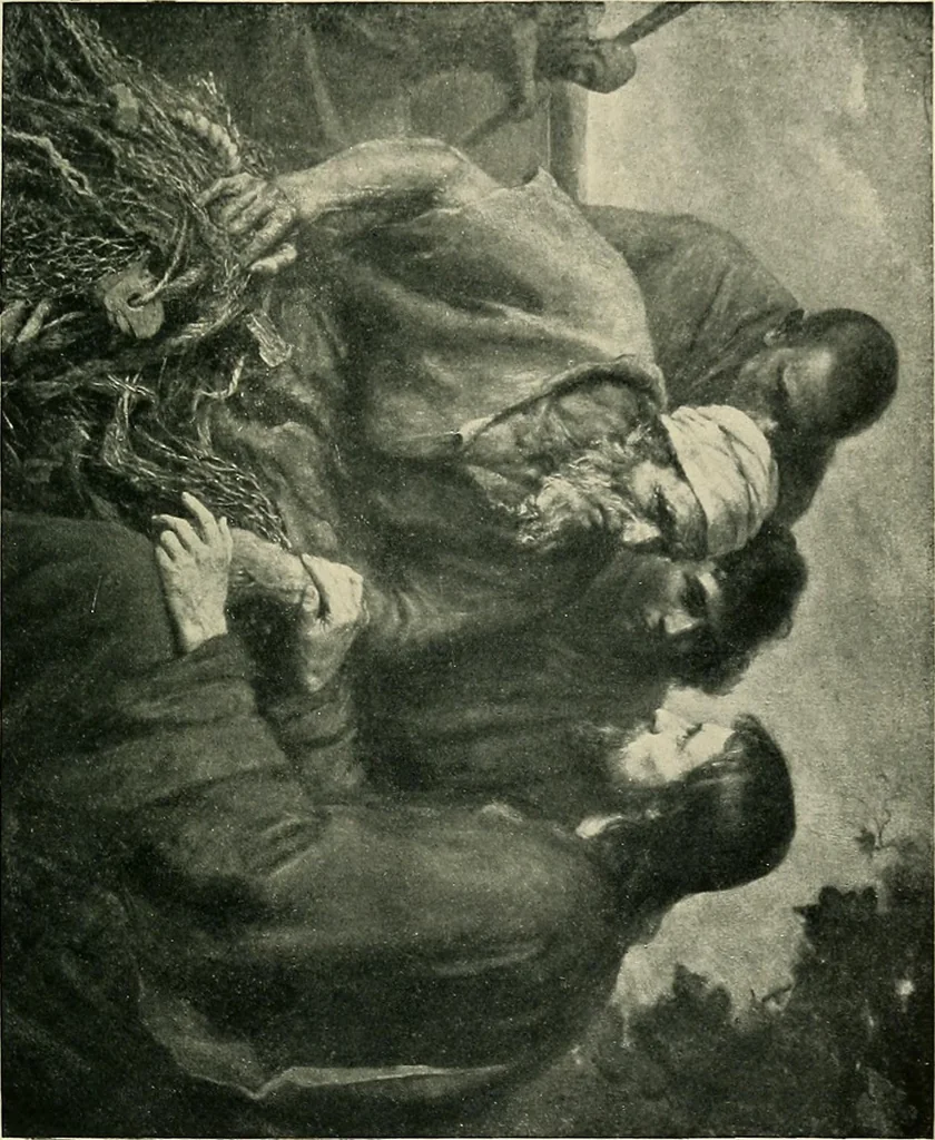An illustration from Great pictures as moral teachers, 1910, leaf 227