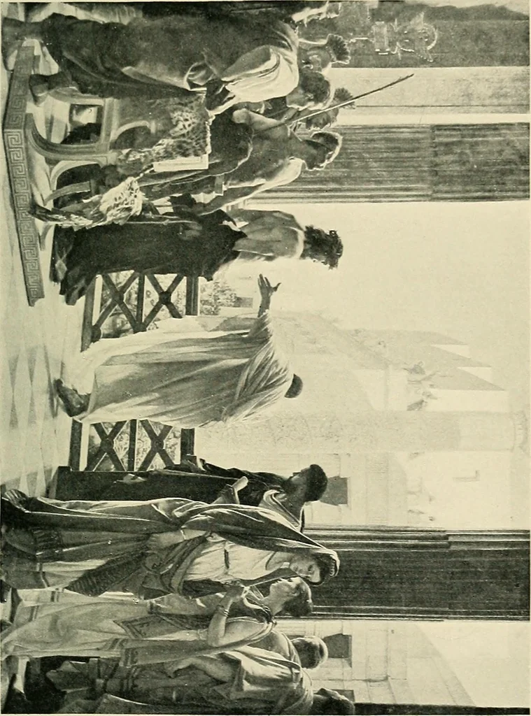 An illustration from Great pictures as moral teachers, 1910, leaf 257