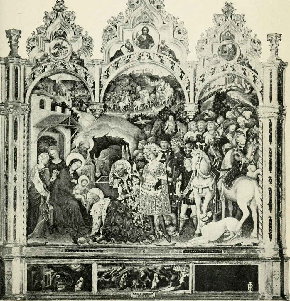 An illustration from Great pictures as seen and described by famous writers, 1900, leaf 145