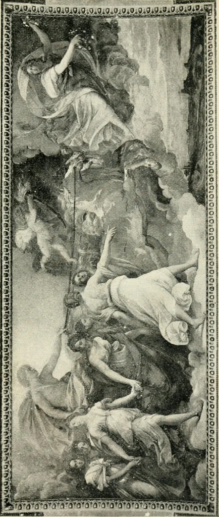 An illustration from Great pictures as seen and described by famous writers, 1900, leaf 167