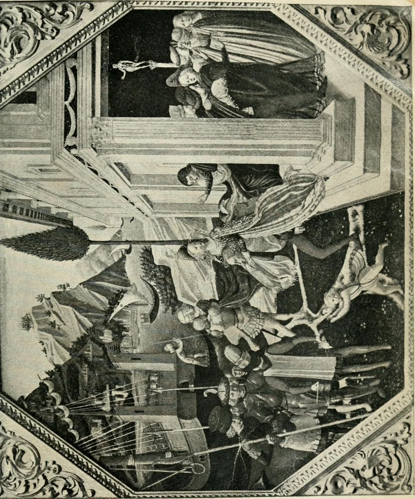 An illustration from Great pictures as seen and described by famous writers, 1900, leaf 197