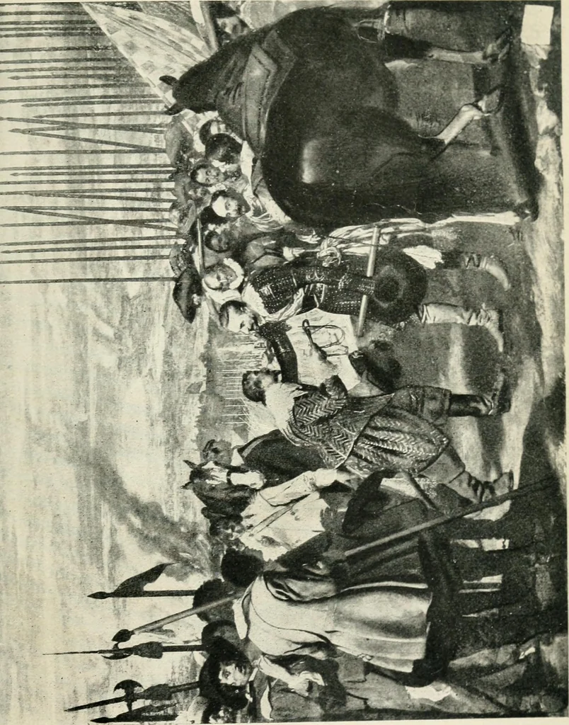 An illustration from Great pictures as seen and described by famous writers, 1900, leaf 263