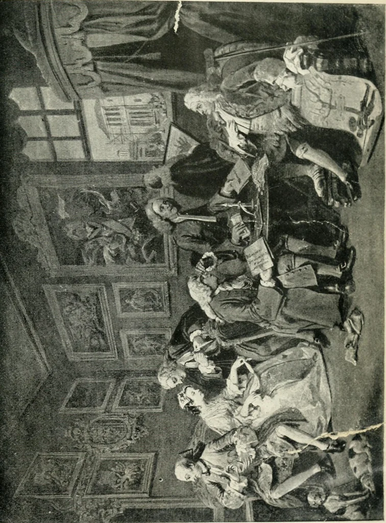 An illustration from Great pictures as seen and described by famous writers, 1900, leaf 299