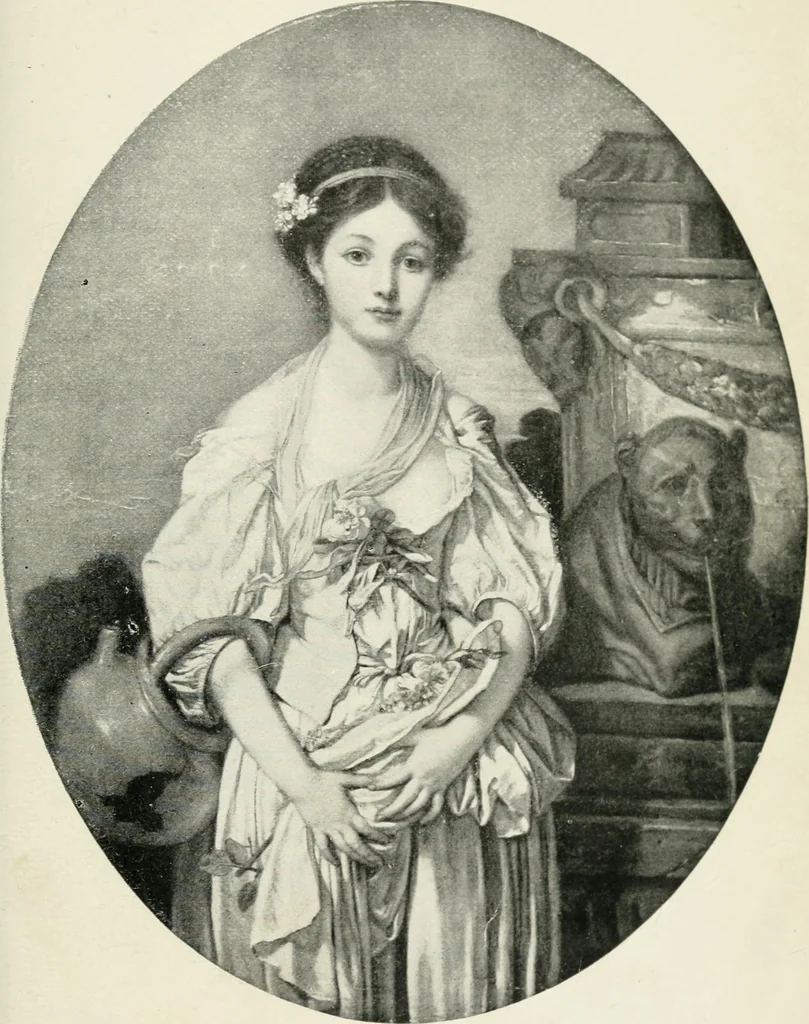 An illustration from Great pictures as seen and described by famous writers, 1900, leaf 375