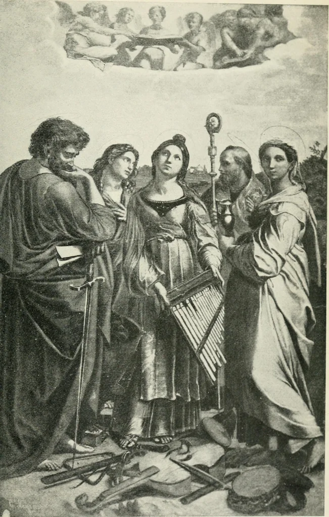 An illustration from Great pictures as seen and described by famous writers, 1900, leaf 387