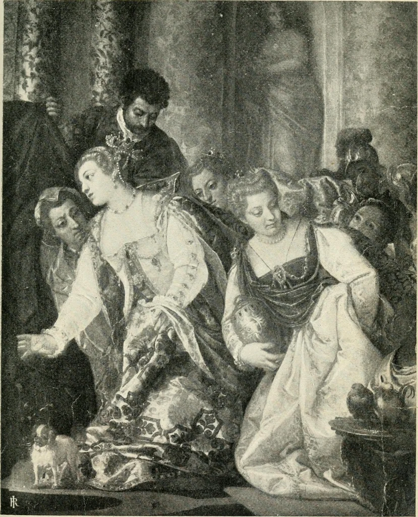 An illustration from Great pictures as seen and described by famous writers, 1900, leaf 41