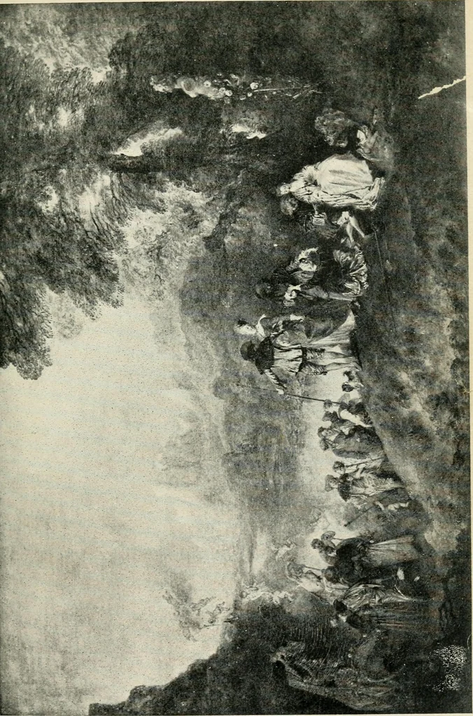 An illustration from Great pictures as seen and described by famous writers, 1900, leaf 69