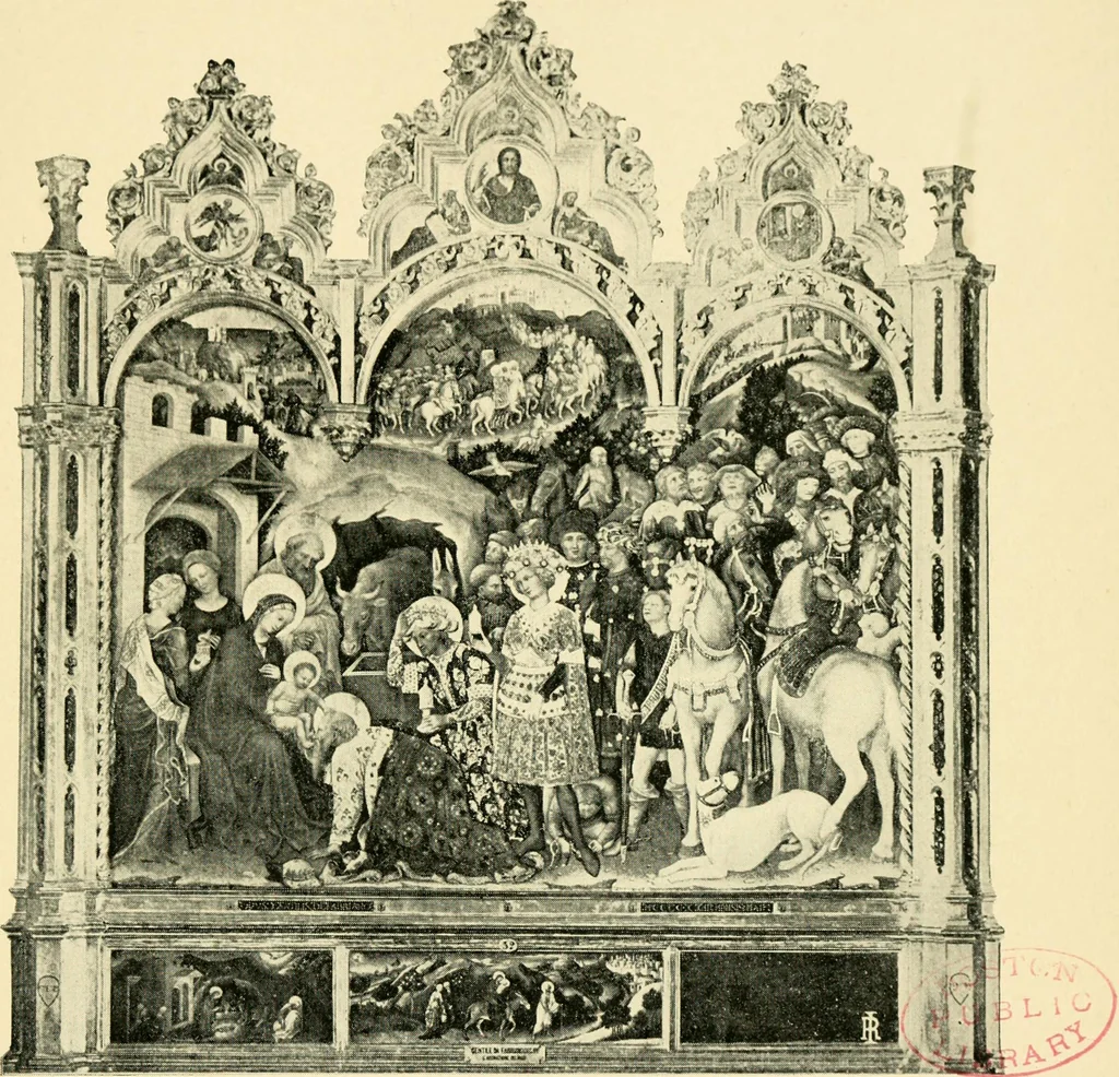An illustration from Great pictures, as seen and described by famous writers, 1899, leaf 145
