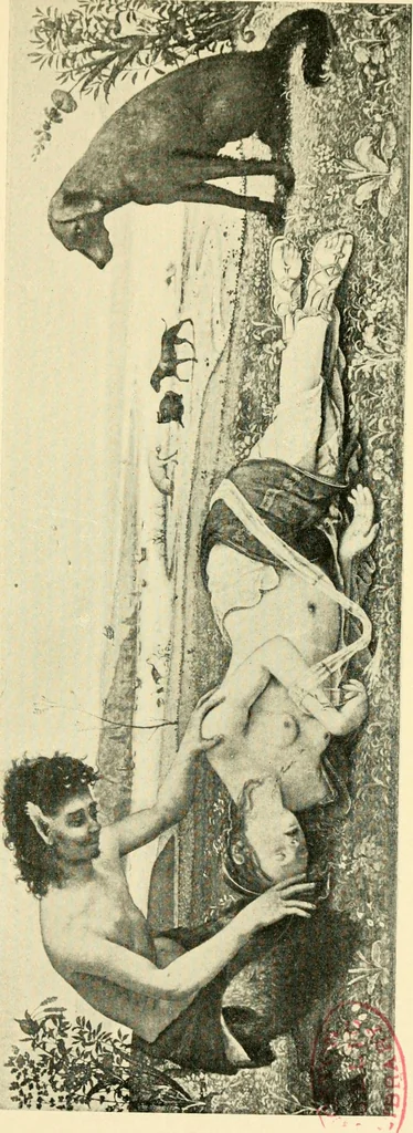 An illustration from Great pictures, as seen and described by famous writers, 1899, leaf 233