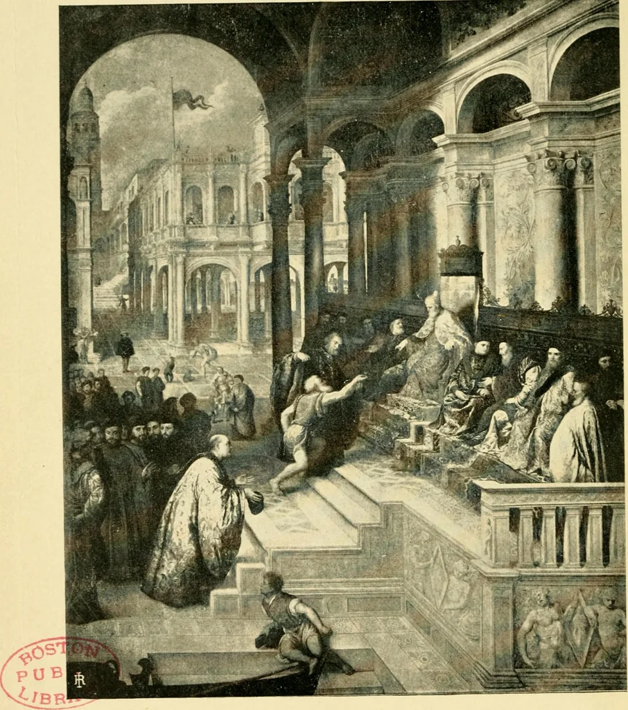 An illustration from Great pictures, as seen and described by famous writers, 1899, leaf 4