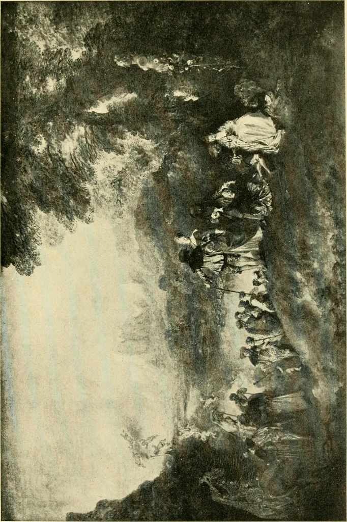 An illustration from Great pictures, as seen and described by famous writers, 1899, leaf 67