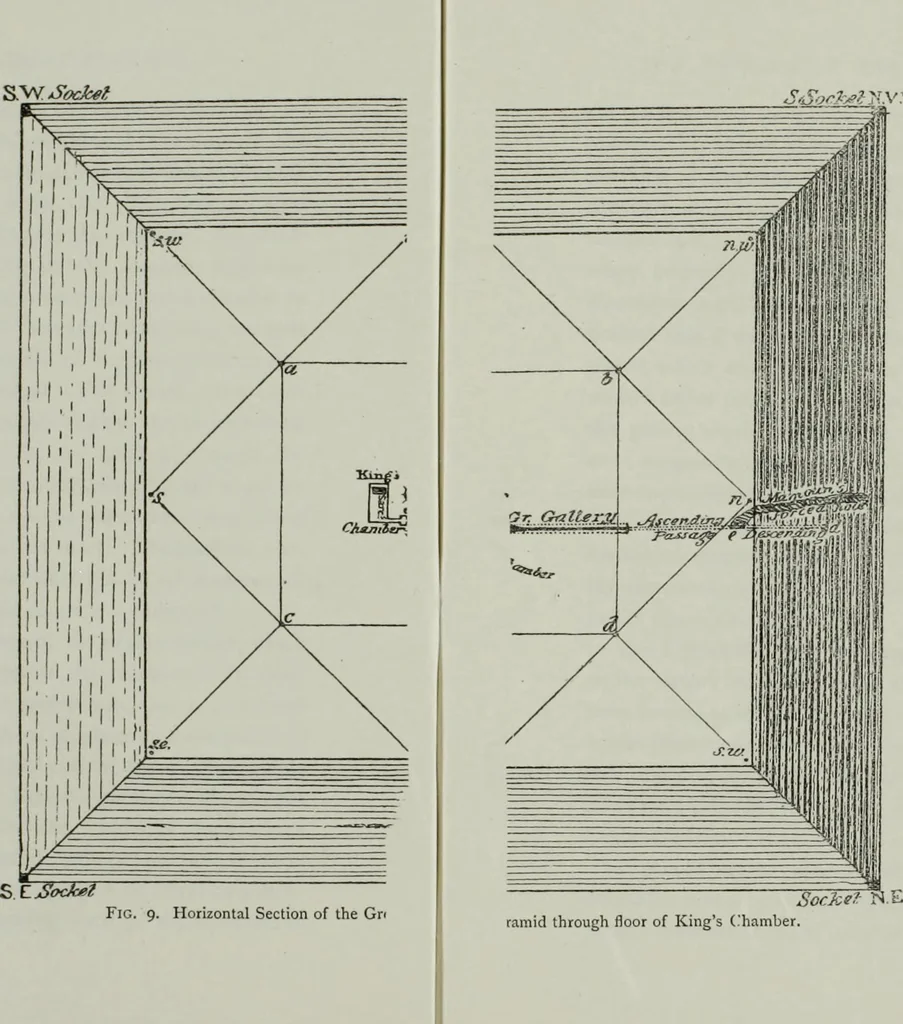 An illustration from The Great pyramid : observatory, tomb, and temple, 1883, leaf 149