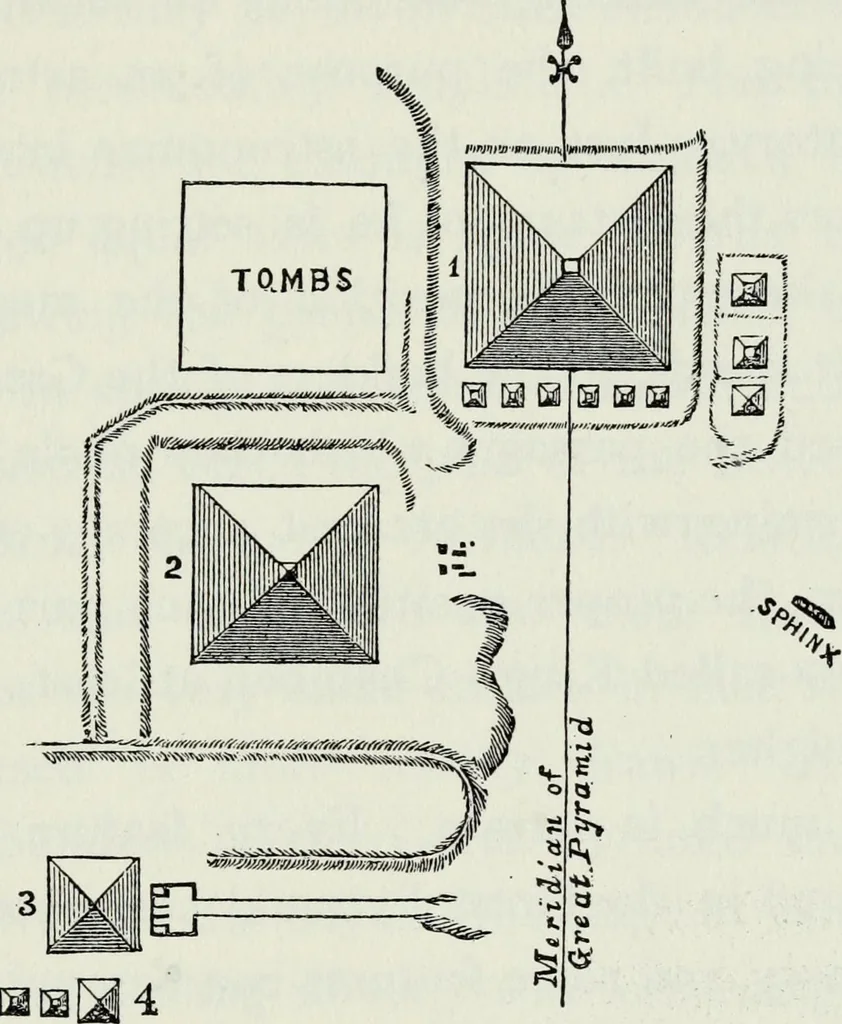 An illustration from The Great pyramid : observatory, tomb, and temple, 1883, leaf 88