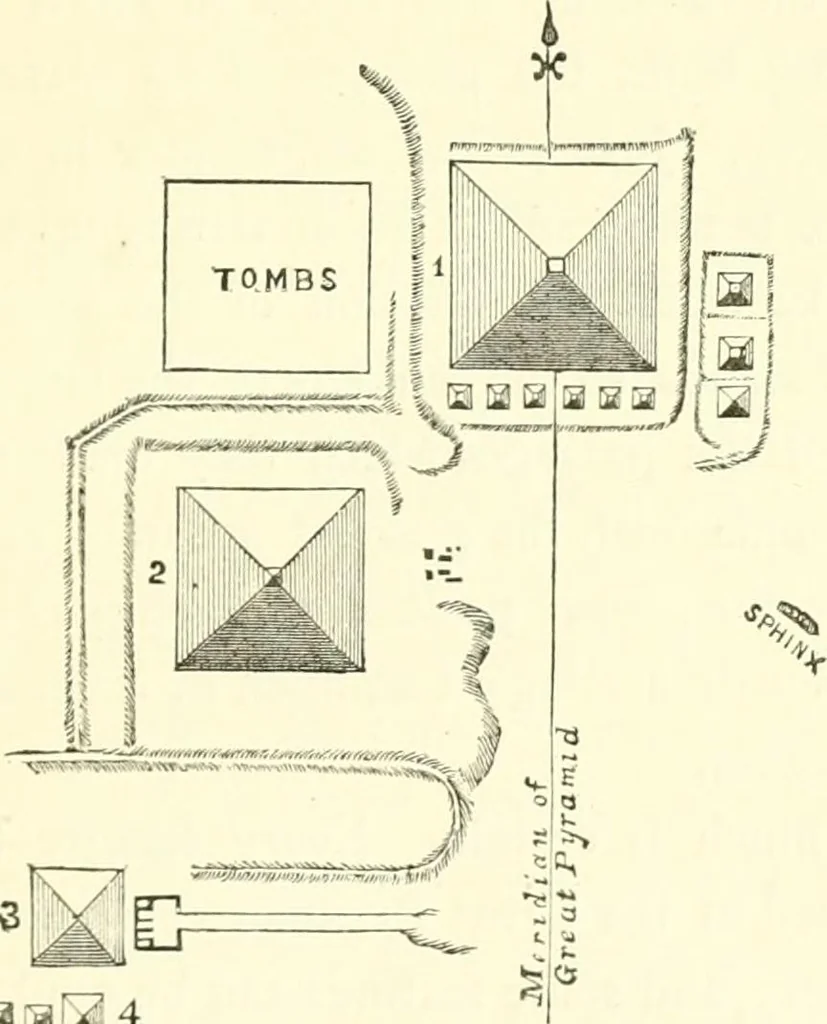 An illustration from The Great Pyramid : observatory, tomb, and temple, 1888, leaf 86
