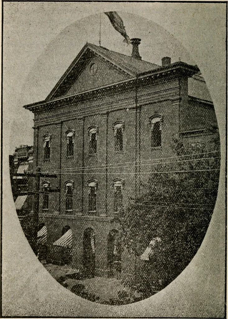 An illustration from The great treason plot in the North during the war, 1895, leaf 179