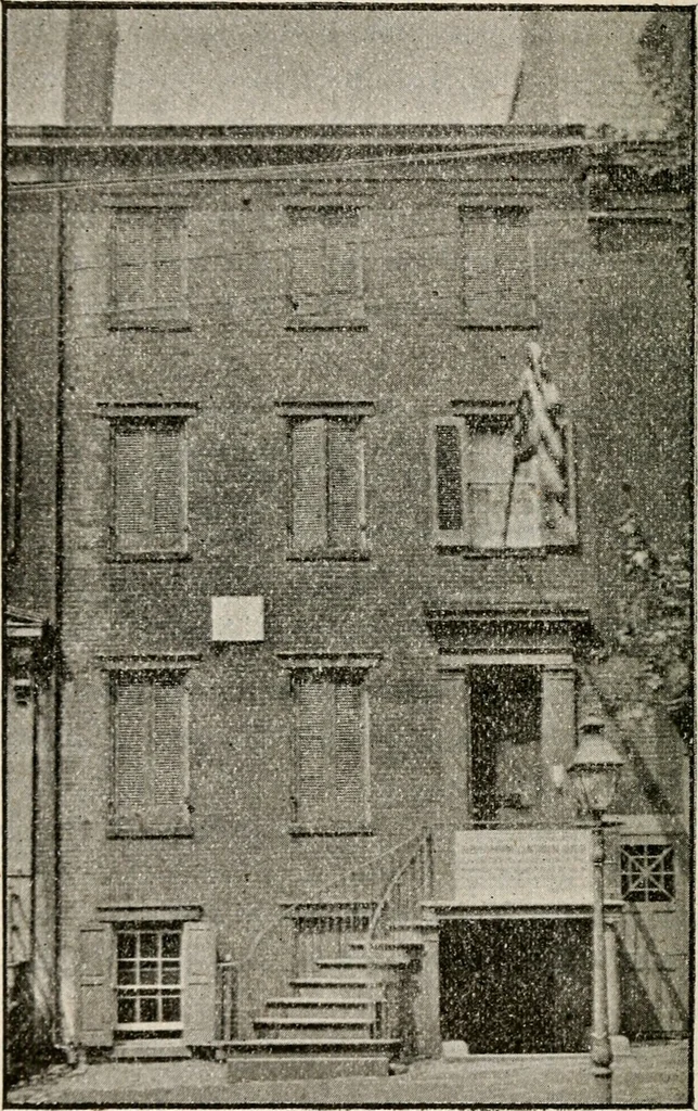 An illustration from The great treason plot in the North during the war, 1895, leaf 225